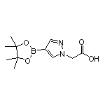 4-(4,4,5,5-四甲基-1,3,2-二氧杂环戊硼烷-2-基)-1H-吡唑-1-乙酸