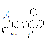 甲磺酸[2-(二环己基膦基)-2’ -(N,N-二甲基氨基)-1,1’-联苯](2’-氨基-1,1’-联苯-2-基)钯(II)