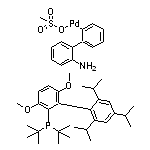 甲磺酸[2-(二-叔丁基膦基)-3,6-二甲氧基-2’-4’-6’-三 - 异丙基-1,1’-联苯](2’-氨基-1,1’-联苯-2-基)钯(II)