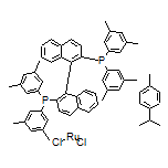 氯[(S)-(-)-2,2’-双[二(3,5-二甲基苯基)膦基]-1,1’-联萘](对伞花烃)氯化钌(II)