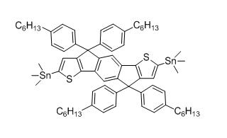 [4,4,9,9-四(4-己基苯基)-4,9-二氢对称引达省并[1,2-b:5,6-b’]二噻吩-2,7-二基]双(三甲基锡烷)