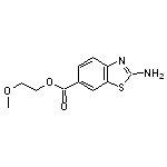 2-Amino-benzothiazole-6-carboxylic acid 2-methoxy-ethyl ester