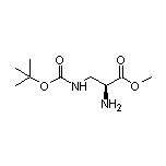 (S)-3-(Boc-氨基)-2-氨基丙酸甲酯