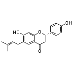 (S)-7-羟基-2-(4-羟基苯基)-6-(3-甲基-2-丁烯-1-基)苯并吡喃-4-酮