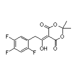 5-[1-羟基-2-(2,4,5-三氟苯基)亚乙基]-2,2-二甲基-1,3-二氧六环-4,6-二酮