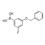 3-(苄氧基)-5-氟苯硼酸