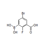 5-溴-3-羧基-2-氟苯硼酸