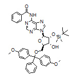 N-[9-[(2R,3R,4R,5R)-5-[[双(4-甲氧基苯基)(苯基)甲氧基]甲基]-3-[(叔丁基二甲基硅基)氧基]-4-羟基四氢呋喃-2-基]-9H-嘌呤-6-基]苯甲酰胺