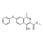 4-羟基-1-甲基-7-苯氧基异喹啉-3-甲酸甲酯