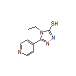 4-乙基-5-(4-吡啶基)-4H-1,2,4-三唑-3-硫醇