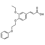 3-[3-Ethoxy-4-(2-phenoxy-ethoxy)-phenyl]-acrylic acid