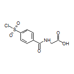 2-[4-(氯磺酰基)苯甲酰氨基]乙酸