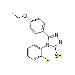 5-(4-乙氧基苯基)-4-(2-氟苯基)-4H-1,2,4-三唑-3-硫醇