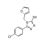 5-(4-氯苯基)-4-(2-呋喃基甲基)-4H-1,2,4-三唑-3-硫醇