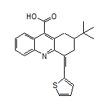 2-(叔丁基)-4-(噻吩-2-基亚甲基)-1,2,3,4-四氢吖啶-9-甲酸