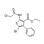 5-溴-2-(2-氯乙酰氨基)-4-苯基噻吩-3-甲酸乙酯