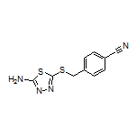 4-[[(5-氨基-1,3,4-噻二唑-2-基)硫基]甲基]苯腈