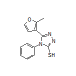 5-(2-甲基-3-呋喃基)-4-苯基-4H-1,2,4-三唑-3-硫醇