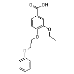 3-Ethoxy-4-(2-phenoxy-ethoxy)-benzoic acid