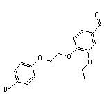 4-[2-(4-Bromo-phenoxy)-ethoxy]-3-ethoxy-benzaldehyde