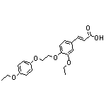 3-{3-Ethoxy-4-[2-(4-ethoxy-phenoxy)-ethoxy]-phenyl}-acrylic acid