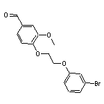 4-[2-(3-Bromo-phenoxy)-ethoxy]-3-methoxy-benzaldehyde