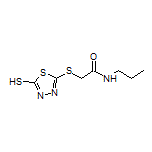 2-[(5-巯基-1,3,4-噻二唑-2-基)硫基]-N-丙基乙酰胺