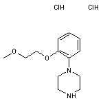 1-[2-(2-methoxyethoxy)phenyl]piperazine dihydrochloride