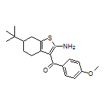 [2-氨基-6-(叔丁基)-4,5,6,7-四氢-3-苯并噻吩基](4-甲氧基苯基)甲酮