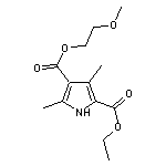 2-ethyl 4-(2-methoxyethyl) 3,5-dimethyl-1H-pyrrole-2,4-dicarboxylate