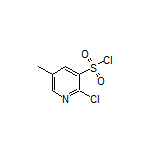 2-氯-5-甲基吡啶-3-磺酰氯