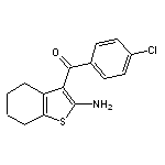 (2-氨基-4,5,6,7-四氢-3-苯并噻吩基)(4-氯苯基)甲酮
