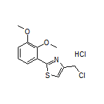 4-(氯甲基)-2-(2,3-二甲氧基苯基)噻唑盐酸盐