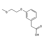 2-[3-(2-methoxyethoxy)phenyl]acetic acid