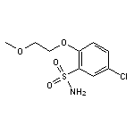 5-chloro-2-(2-methoxyethoxy)benzene-1-sulfonamide