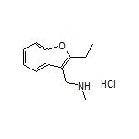 1-(2-乙基苯并呋喃-3-基)-N-甲基甲胺盐酸盐