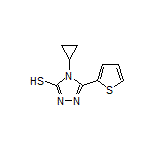 4-环丙基-5-(2-噻吩基)-4H-1,2,4-三唑-3-硫醇