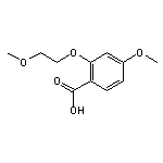 4-methoxy-2-(2-methoxyethoxy)benzoic acid