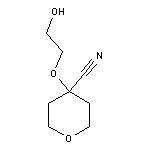 4-(2-hydroxyethoxy)oxane-4-carbonitrile