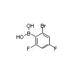 2-溴-4,6-二氟苯硼酸