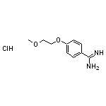 4-(2-methoxyethoxy)benzene-1-carboximidamide hydrochloride