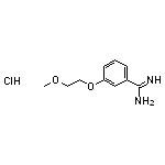 3-(2-methoxyethoxy)benzene-1-carboximidamide hydrochloride