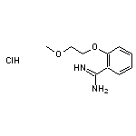 2-(2-methoxyethoxy)benzene-1-carboximidamide hydrochloride