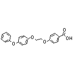 4-[2-(4-phenoxyphenoxy)ethoxy]benzoic acid