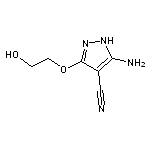 5-amino-3-(2-hydroxyethoxy)-1H-pyrazole-4-carbonitrile