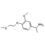 1-[3-methoxy-4-(2-methoxyethoxy)phenyl]ethan-1-amine