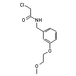 2-chloro-N-{[3-(2-methoxyethoxy)phenyl]methyl}acetamide