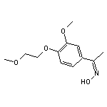 (Z)-N-{1-[3-methoxy-4-(2-methoxyethoxy)phenyl]ethylidene}hydroxylamine