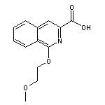 1-(2-methoxyethoxy)isoquinoline-3-carboxylic acid