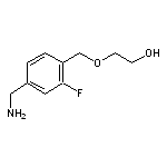 2-{[4-(aminomethyl)-2-fluorophenyl]methoxy}ethan-1-ol